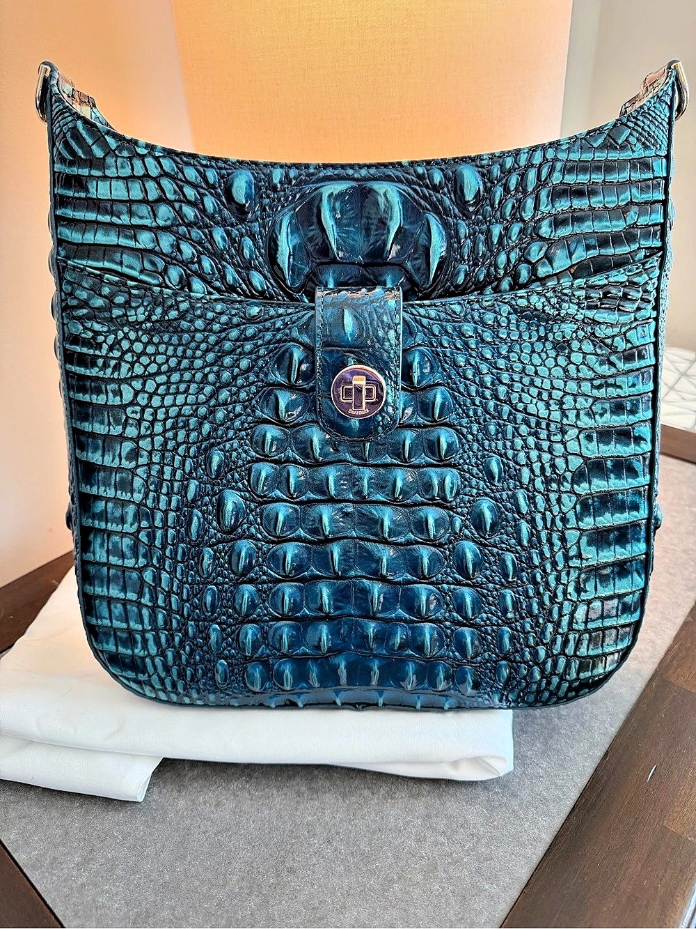 Brahmin Leia Melbourne Shoulder Bag Teal